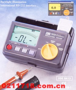 台湾泰仕TES-1602绝缘测试仪