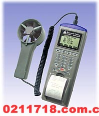 台湾衡欣AZ9871列表式风速/风温/风量/湿度/露点仪