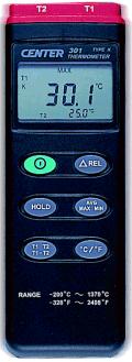 台湾群特CENTER301K,J型热电偶温度表