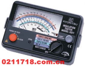 3322A日本共立KYORITSU 3322A指针式绝缘电阻测试仪