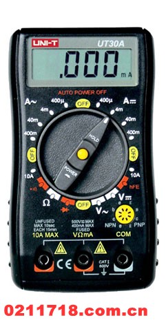UT30A数字万用表