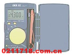 台湾得益DE-17袋装迷你数字万用表