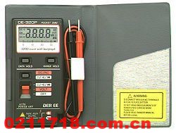 台湾得益DE-320P袋装迷你数字万用表