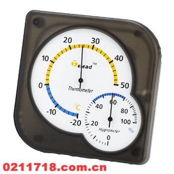 THF38家庭用温湿度计（黑色）