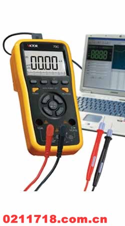 深圳胜利VICTOR70C（3 5/6位 带USB电脑接口)数字万用表