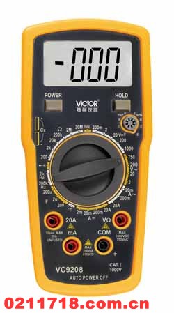 深圳胜利 VC9208（3 1/2位）数字万用表