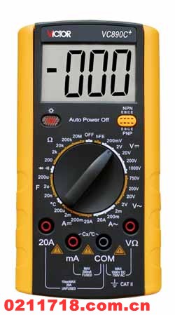 深圳胜利 VC 890C+ （3 1/2位）数字万用表