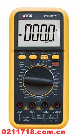 深圳胜利 VC9806+(4 1/2位)数字万用表