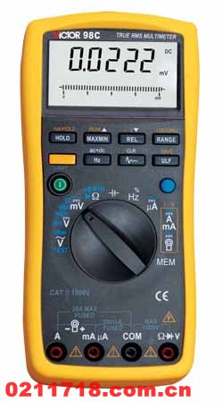 深圳胜利 VICTOR 98C 20000字手持式智能数字万用表