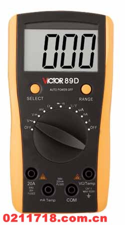 深圳胜利 VICTOR 89D(3 1/2位)数字万用表