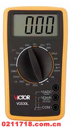 深圳胜利 VC830L(3 1/2位)掌上型数字万用表