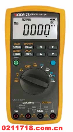 深圳胜利 VICTOR78过程万用表