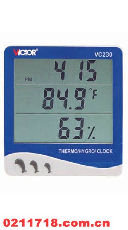 深圳胜利 VC 230温湿度表