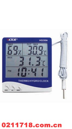 深圳胜利 VC 230A温湿度表