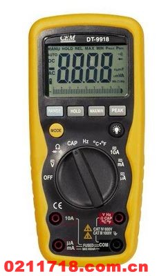 DT-9918防水数字万用表DT9918