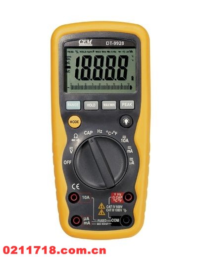 DT-9927专业双注塑全保护数字万用表 DT9927