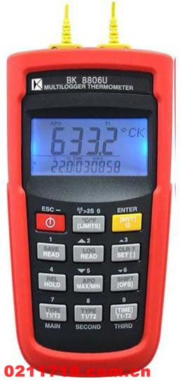 BK8806/BK8806U/BK8806W/BK8806UW多功能记录温度计