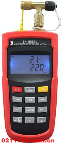 BK8885U (USB+电源供应器)空调用之过热、过冷压力计