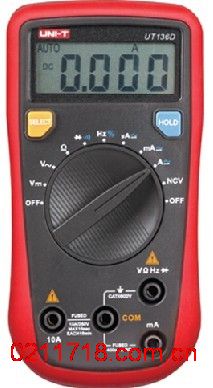 UT-136D自动量程数字万用表UT136D(原UT36D)