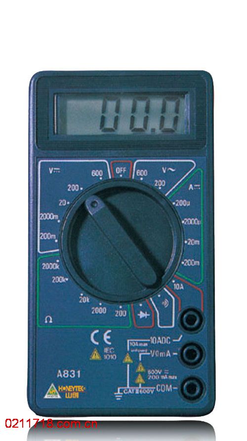 A831 袖珍式数字万用表A-831