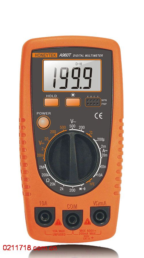 A960T袖珍式数字万用表 A-960T