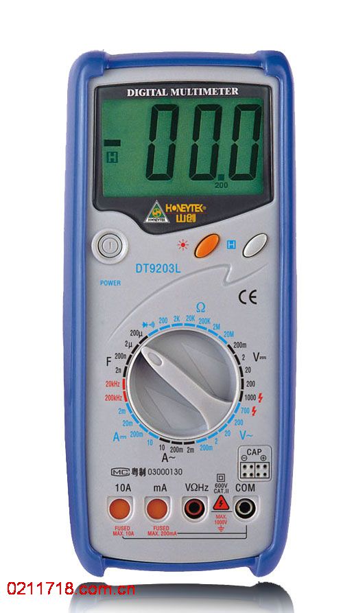 DT9203L标准机械保护数字万用表 DT-9203L