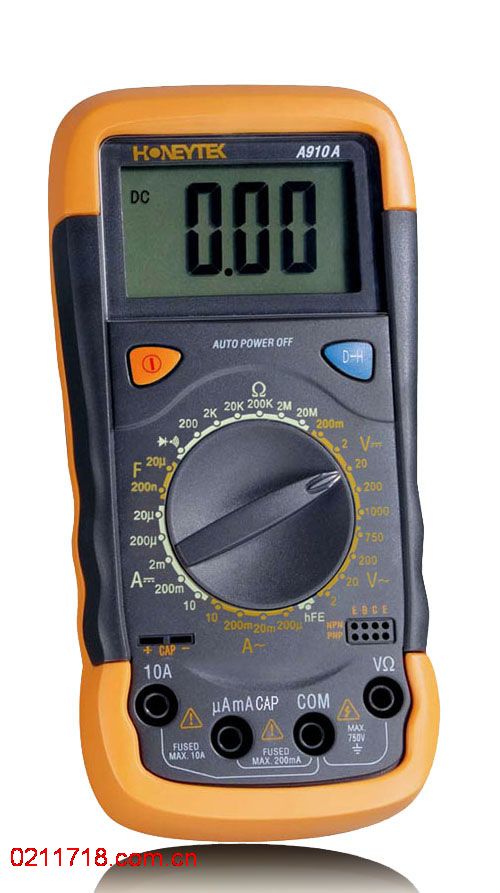 A910A带自恢复式保护数字万用表 A-910A