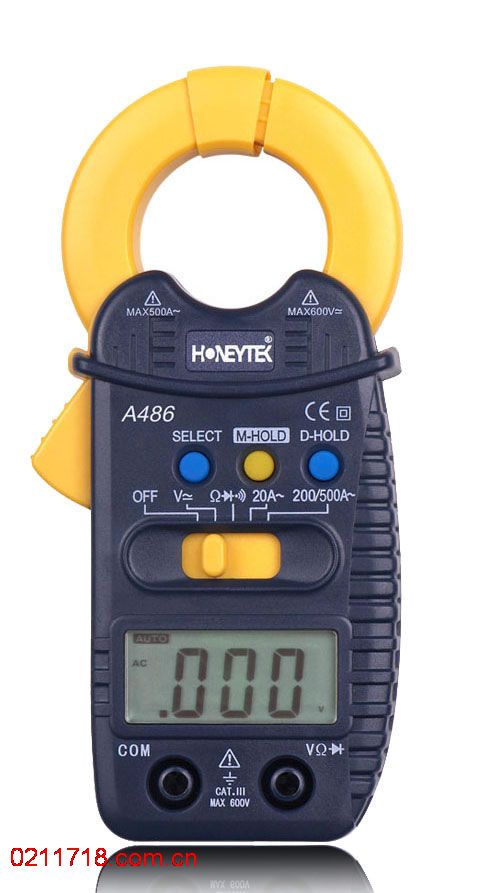A486袖珍式钳形数字万用表A-486