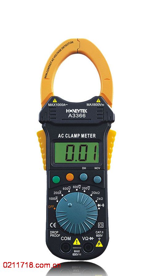 A3366双开口钳形数字万用表 A-3366