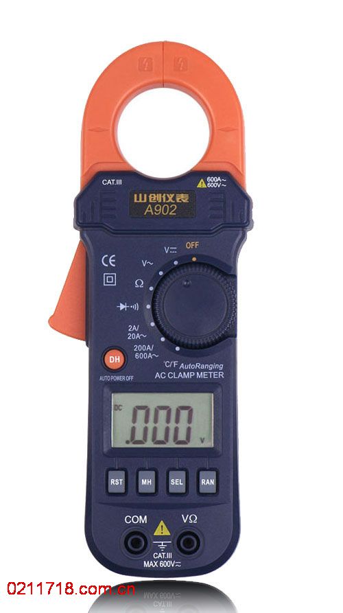A902标准钳形数字万用表A-902