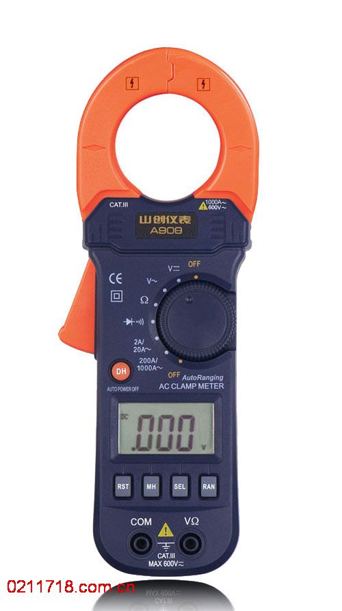 A908标准钳形数字万用表 A-908