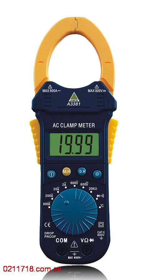 A3381双开口钳形数字万用表A-3381