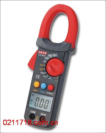 LC821大屏幕数字式钳形电流表LC-821