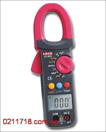 LC822大屏幕数字式钳形表LC-822 
