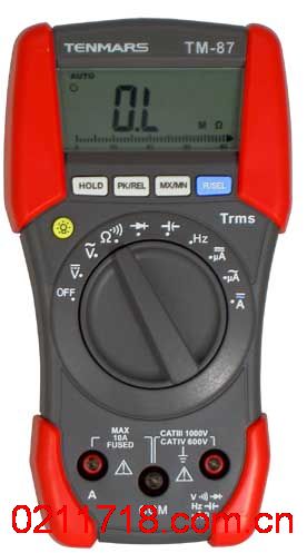TM-87台湾泰玛斯TENMARS 数显万用表TM87