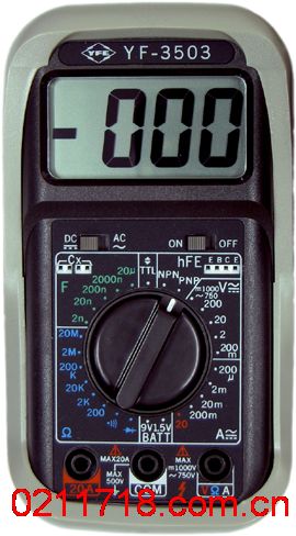 YF-3503台湾泰玛斯TENMARS多功能数显万用表YF3503
