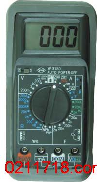 YF-3180台湾泰玛斯TENMARS多功能数显万用表YF3180