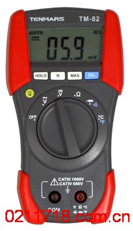 TM-82台湾泰玛斯TENMARS 数显万用表TM82