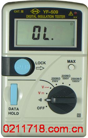 YF-509台湾泰玛斯TENMARS 数显高阻计/电阻针YF509