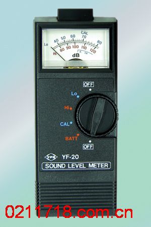 YF-20台湾泰玛斯TENMARS 指针式噪声计/声级计YF20