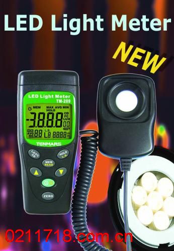 TM-209台湾泰玛斯TENMARS 照度计/光度计TM209
