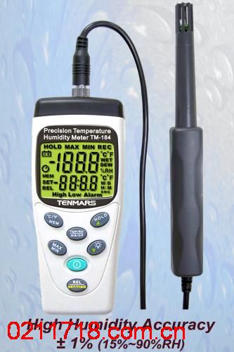 TM-184台湾泰玛斯TENMARS 温湿度计/温湿度表TM184