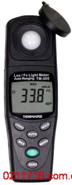 TM-205台湾泰玛斯TENMARS 照度计/光度计TM205