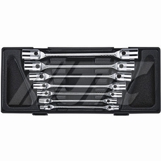 JTC-K6072 7PCS双套筒摇头扳手组JTC-K6072