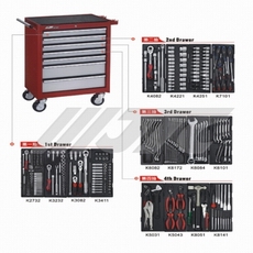 JTC-3931+279 7抽工具车附四抽工具组 