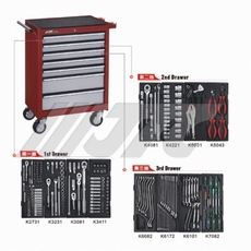 JTC-3931+225 7抽工具车附三抽工具组 