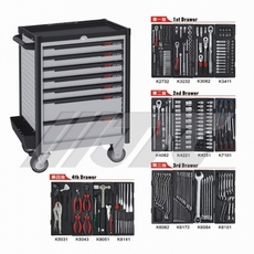 JTC-5021+279 多功能7抽工具车附四抽工具组 