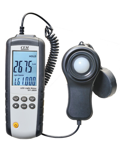 CEM华盛昌DT-3809照度计DT3809
