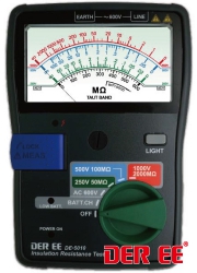 台湾得益DE-5010指针式绝缘电阻测试仪DE5010 