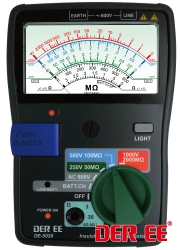 台湾得益DE-5020指针式绝缘电阻计DE5020